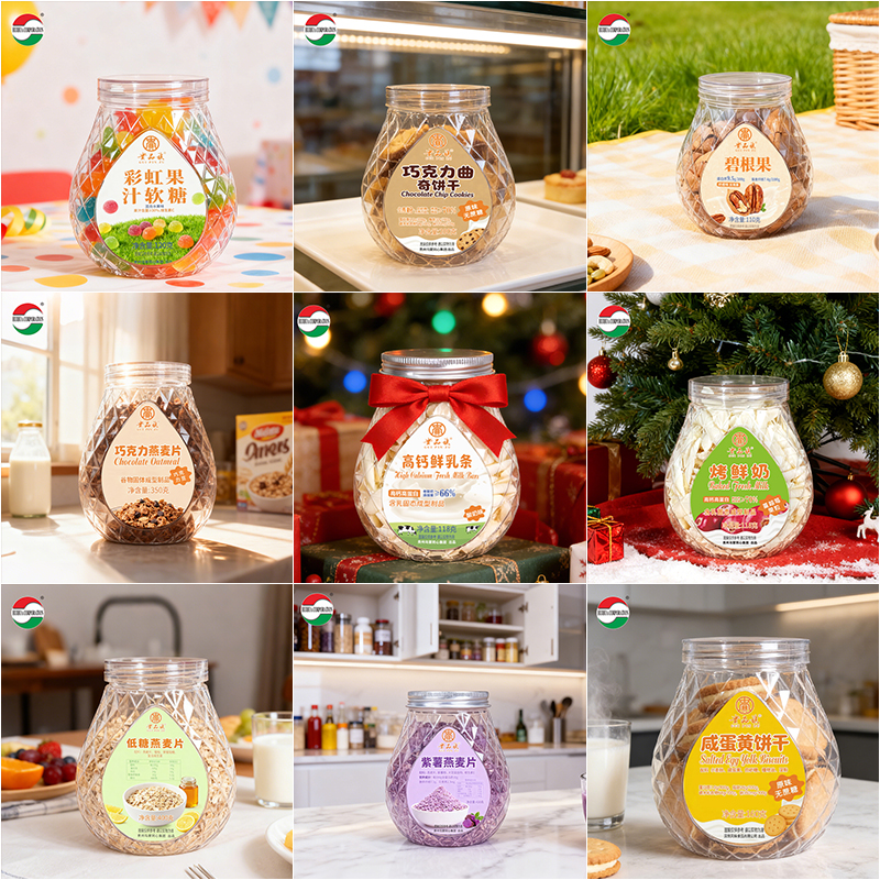 pet plastic jars